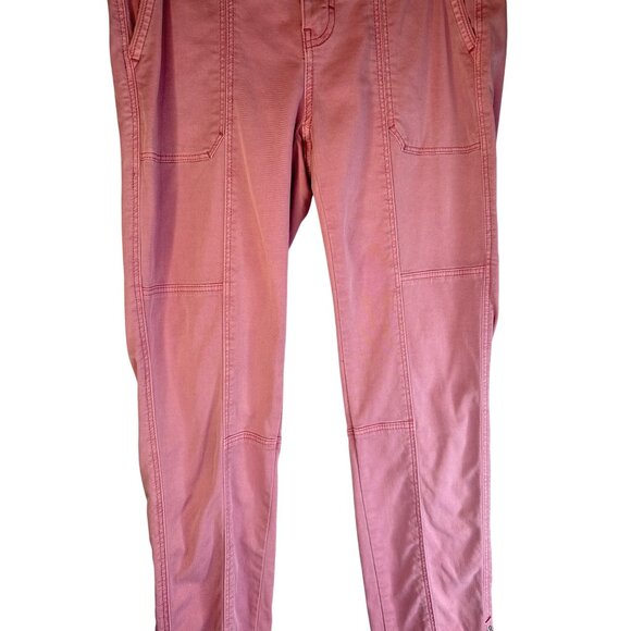 2/$30 Size 2 White House Black Market Pink Straight Crop Pants - Picture 6 of 13